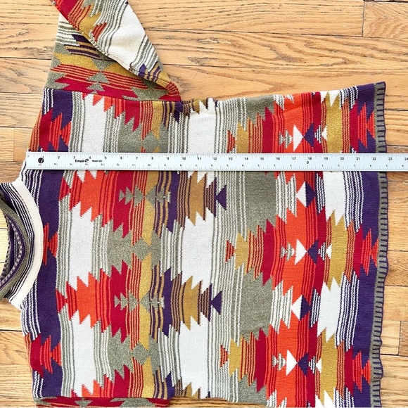 Delia McKain Petites Vintage Southwestern Knit Long Sleeve Sweater Women’s Small - Picture 7 of 11